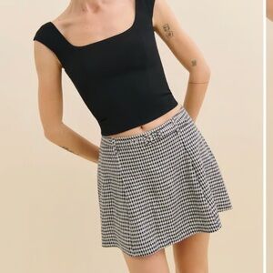 Reformation Rory Linen Skirt